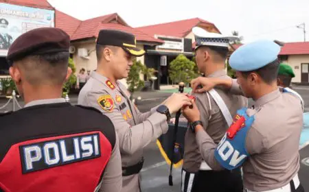 Operasi Lilin Intan 2025 Dimulai, Polres Batola Pertegas Kesiapan Pengamanan Nataru