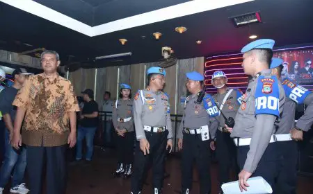 Propam Polda Kalsel dan POM TNI Gelar Operasi Gabungan di THM Jelang Nataru