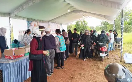 Kejari Batola Buka Posko Rest Area Gratis Untuk Jemaah Momen 5 Rajab