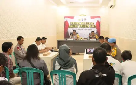 Catatan Akhir Tahun Polres Batola: Kriminalitas Menurun, Kasus Menonjol Tuntas Ditangani