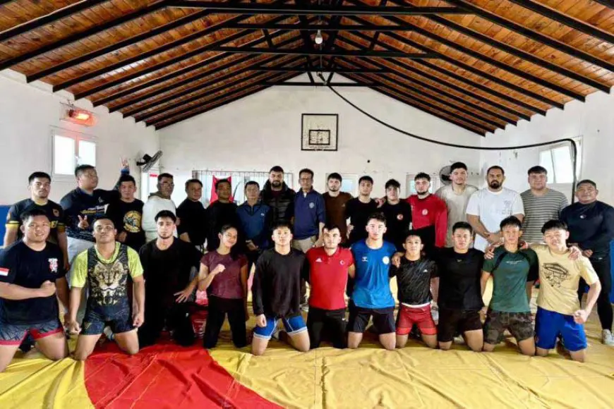 Asah Kemampuan Tanding, Belasan Pegulat Kalsel Digodok di Turki