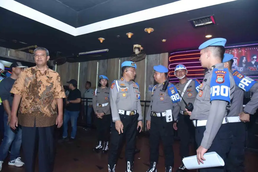 Propam Polda Kalsel dan POM TNI Gelar Operasi Gabungan di THM Jelang Nataru