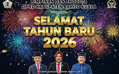 DPRD Batola Mengucapkan Selamat Tahun Baru 2026