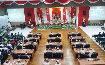 Rapat Paripurna Hari Jadi ke-66, DPRD dan Pemkab Batola Pertegas Komitmen Membangun Bersama