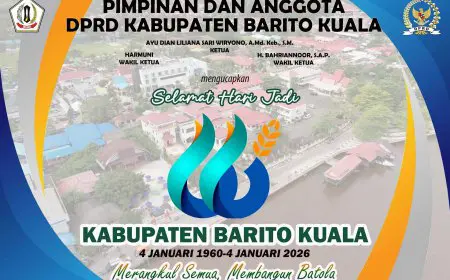 DPRD Barito Kuala Mengucapkan Selamat Hari Jadi ke-66 Batola