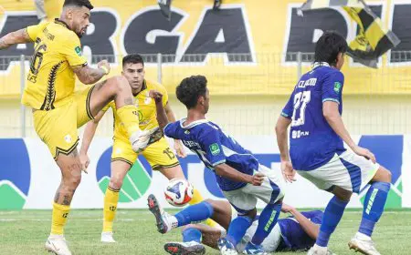 Tekuk Persiku dengan 10 Pemain, Barito Putera Pamer Mental Juara