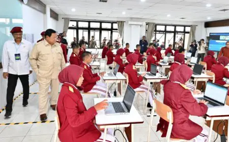 Upaya Putus Rantai Kemiskinan, Presiden Prabowo Meresmikan 166 Sekolah Rakyat dari Banjarbaru