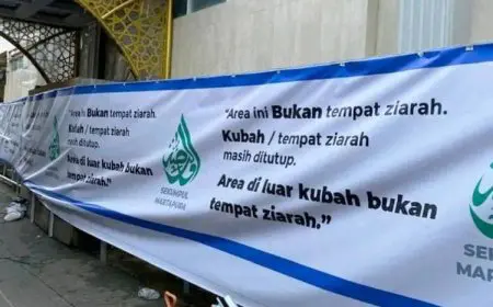 Kubah Abah Guru Sekumpul Masih Ditutup, Berikut Penjelasan dan Alasannya