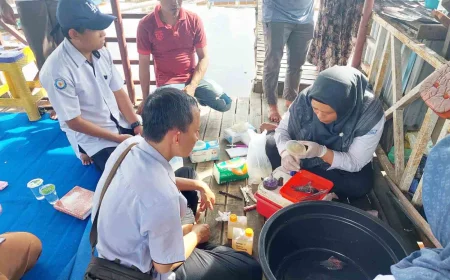 Dinkes dan DLH Batola Ungkap Kondisi Air Sungai Barito Selama Danum Bangai