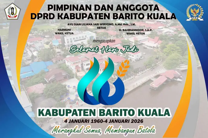 DPRD Barito Kuala Mengucapkan Selamat Hari Jadi ke-66 Batola