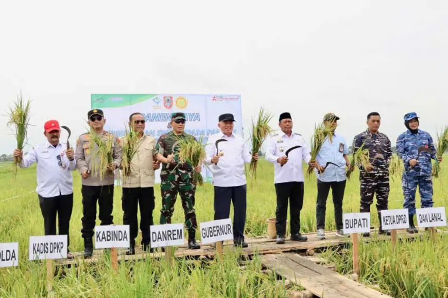 Panen Raya di Batola, Kalsel Deklarasi Swasembada Pangan 2026 Bersama Presiden Prabowo