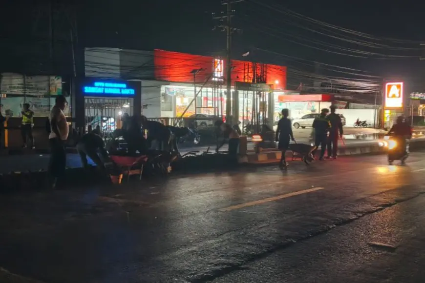 Alasan Keselamatan dan Ketertiban, Putar Balik di Depan Samsat Handil Bakti Batola Ditutup