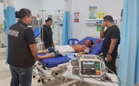 Duel Senjata Tajam Bikin Geger Tapin, Dua Pria Dilarikan ke Rumah Sakit