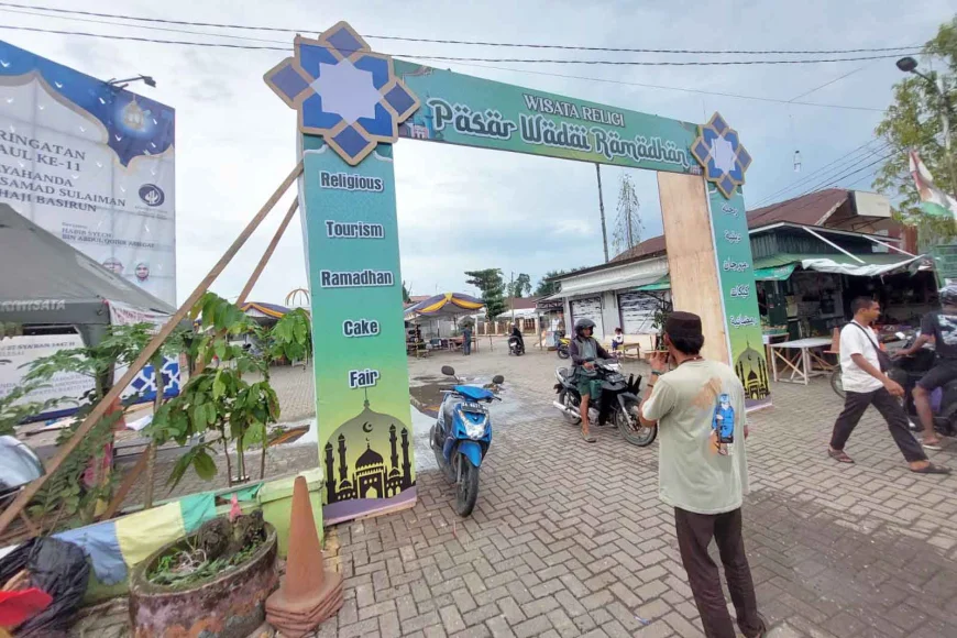 Solusi Pedagang Marabahan Batola, Pasar Wadai Digelar di Area Parkir Kubah Datu Abdusshamad
