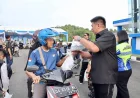 Bukan Riding Biasa, HDCI dan Ditlantas Polda Kalsel Berbagi Ribuan Takjil di Banjarbaru