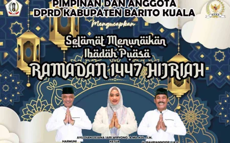 DPRD Batola Mengucapkan Selamat Menunaikan Ibadah Puasa 1447 Hijriah