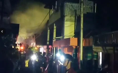 Usai Buka Puasa, Kebakaran Melanda Permukiman Padat di Barabai HST