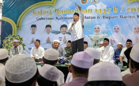 Buka Bersama Ribuan Warga Batola, Gubernur Kalsel Beber Program Prioritas