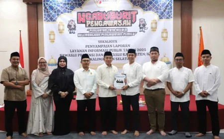 Bawaslu Batola Raih Penghargaan Keterbukaan Informasi, Bukti Pengawasan Pemilu Makin Transparan