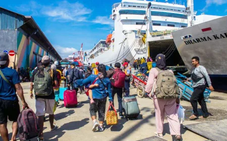Lonjakan Pemudik di Kalimantan, Pelindo Catat Kenaikan 15,45 Persen