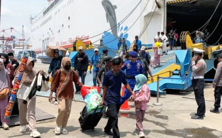 Puncak Arus Balik Lebaran 2026 di Pelabuhan Trisakti Banjarmasin Tembus 2.154 Penumpang