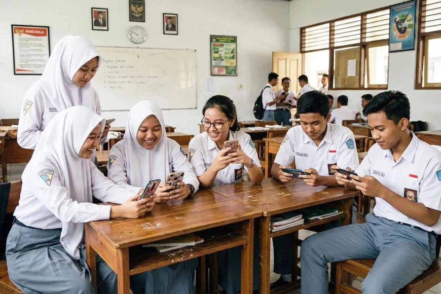 Fokus Belajar Menjadi Prioritas, Disdikbud Kalsel Batasi Penggunaan Ponsel di Sekolah