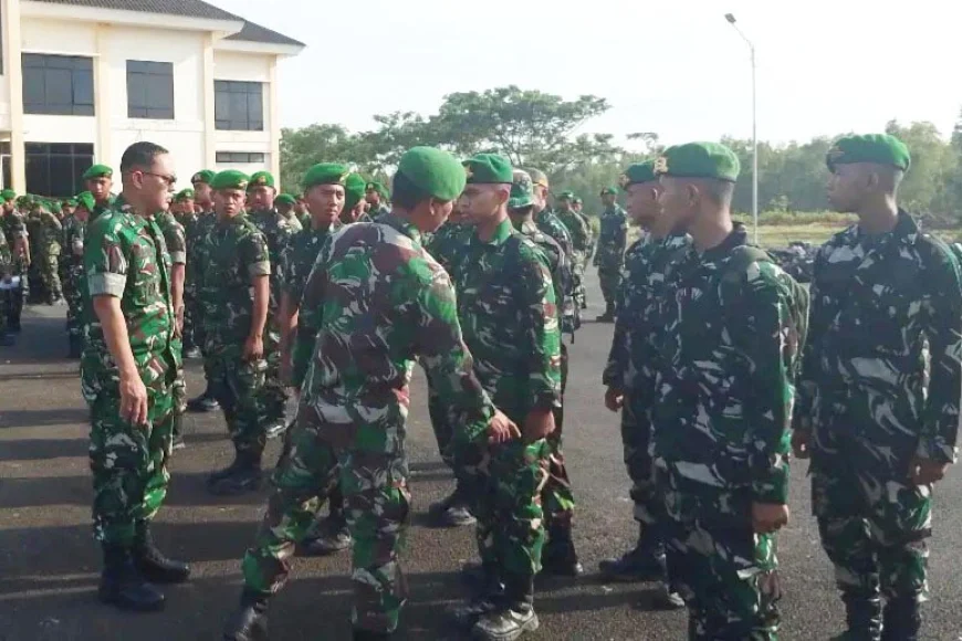 Sejarah! Ratusan Prajurit Yonif TP 925/Ksatria Wangkang Resmi Bertugas di Batola