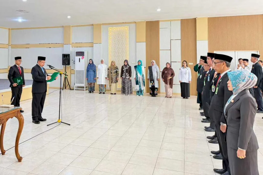 Kemenag Kalsel Rotasi Lima Pimpinan Kabupaten, Langsung Fokus Masjid Ramah Pemudik