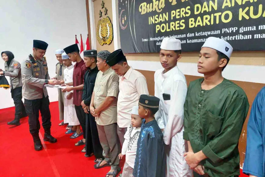 Polres Batola Gelar Buka Puasa Bersama, Kapolres Apresiasi Peran Media Jaga Kamtibmas