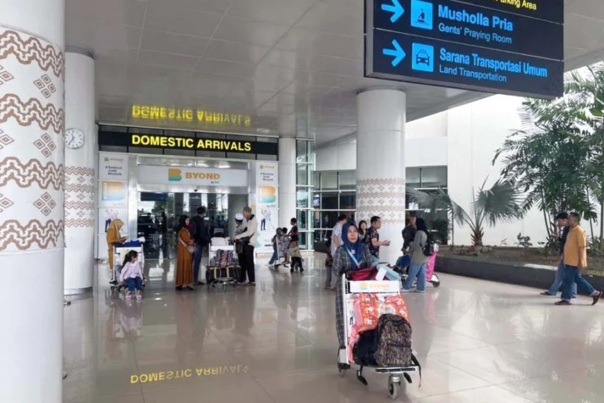 78.624 Penumpang Padati Bandara Syamsudin Noor Jelang Lebaran 2026