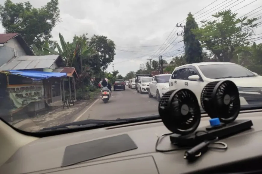 Arus Mudik dan Balik Lebaran Kalsel Padat, Jalur Kandangan–Banjarmasin Tersendat