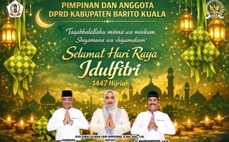 DPRD Batola Mengucapkan Selamat Idulfitri 1447 Hijriah