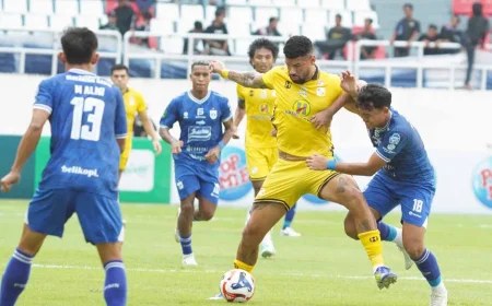 Menang Tipis Atas PSIS, Asa Barito Putera ke Puncak Klasemen Masih Terjaga