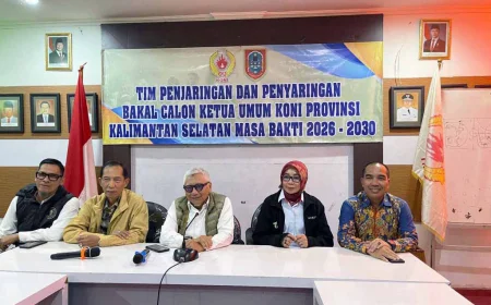 Pendaftaran Ketua KONI Kalsel Diperpanjang, Siapa Berani Maju?