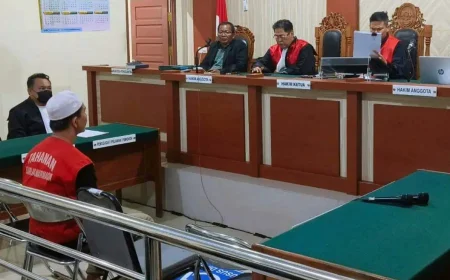 Pembunuh Bidan di Kelayan Banjarmasin Divonis Seumur Hidup