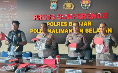 Pembunuh Siswi SMKN 1 Simpang Empat Banjar Ditangkap, Pelaku Residivis Pencurian