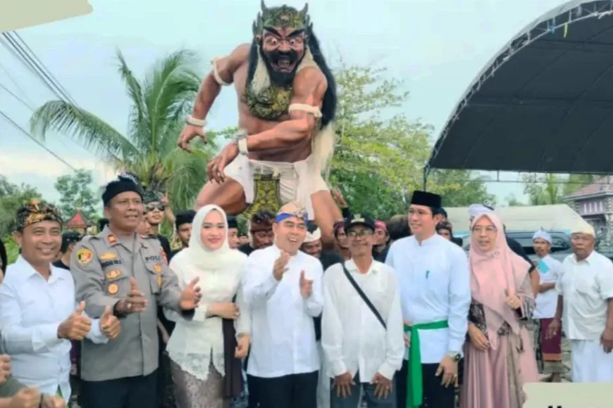 Hadiri Perayaan Nyepi di Barambai, Ketua DPRD Batola Ajak Umat Perkuat Toleransi