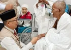 Berusia 102 Tahun, Mbah Kasrun Asal Batola Menginspirasi Jemaah Haji Embarkasi Banjarmasin