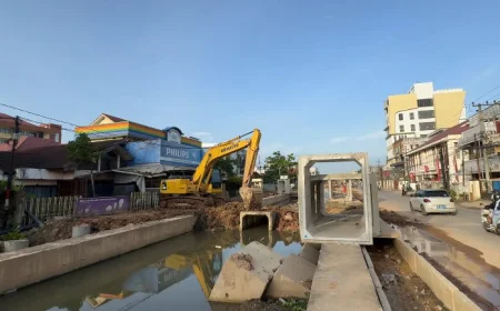 Rp140 Miliar Digelontorkan, Pemkot Banjarmasin Kebut Pembebasan Lahan Proyek Anti Banjir