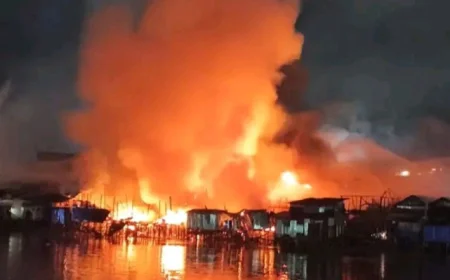 Puluhan Toko di Pasar Lima Banjarmasin Terbakar, Kerugian Capai Miliaran