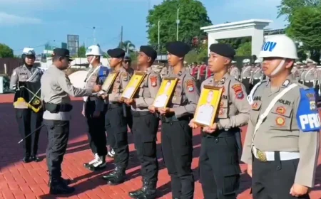 Langgar Kode Etik, Empat Personel Polres Banjar Dipecat Tidak Hormat