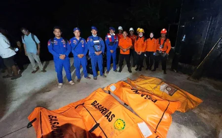 4 ABK Korban Manhole Tongkang di Batola Dievakuasi Dalam Kondisi Tak Bernyawa