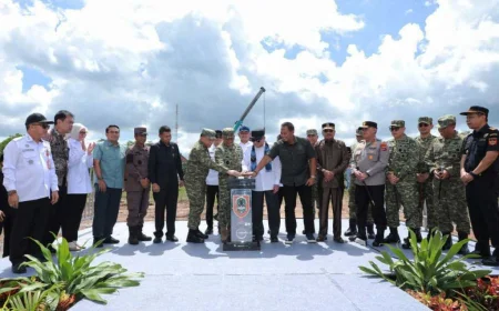 Investasi Pertahanan di Kalsel, Groundbreaking Makodam X/Lambung Mangkurat Dimulai