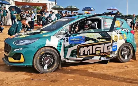 MAB Racing HRVRT Bersinar di Banua Rally 2026, Fahrezi Tekan Ryan Nirwan Hingga SS Terakhir