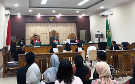 Empat Terdakwa Penggelapan Uang di Cafe Kotego Batola Dituntut Berbeda