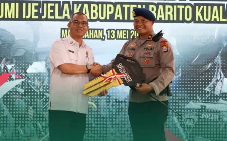 Batalyon A Pelopor Brimob Polda Kalsel Resmi Ditempatkan di Batola