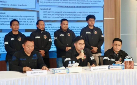 Pembunuhan di Batu Bulan Tanbu Terungkap, Dua Pelaku Terancam Hukuman Mati