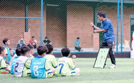 Genjot Motivasi Siswa, Wasaka Indonesia Banjarmasin Gandeng Pelatih Timnas U-17