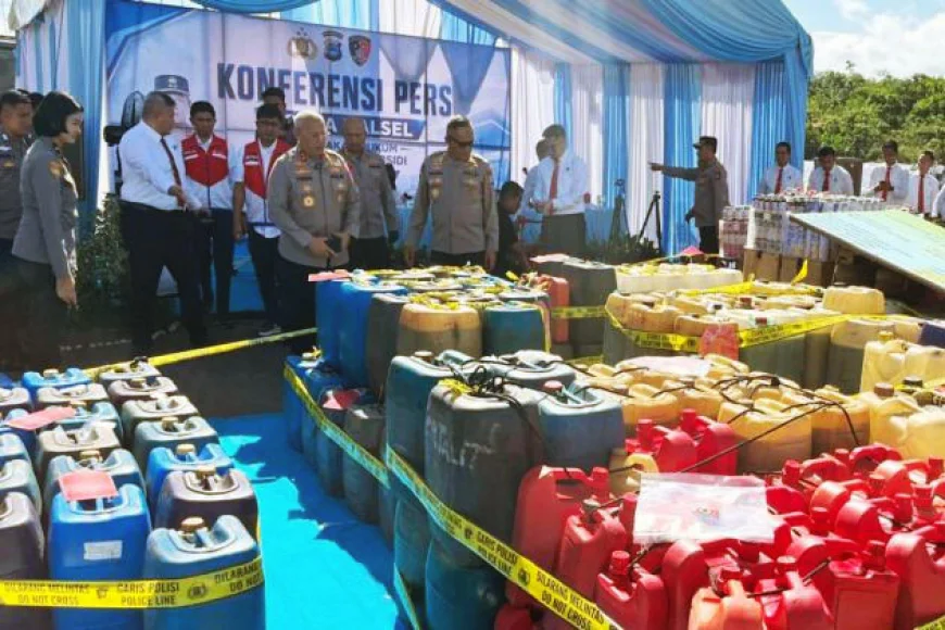 Polda Kalsel Bongkar Praktik Ilegal Distribusi BBM dan LPG Subsidi Senilai Rp12,4 Miliar