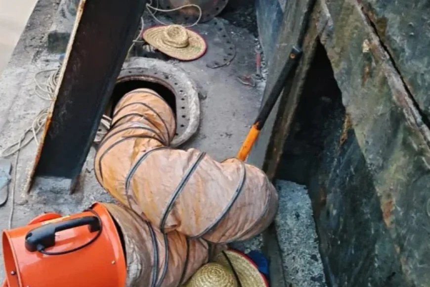 4 ABK Terjebak Dalam Manhole Tongkang di Sungai Barito Batola, Seorang Korban Ditemukan Tewas
